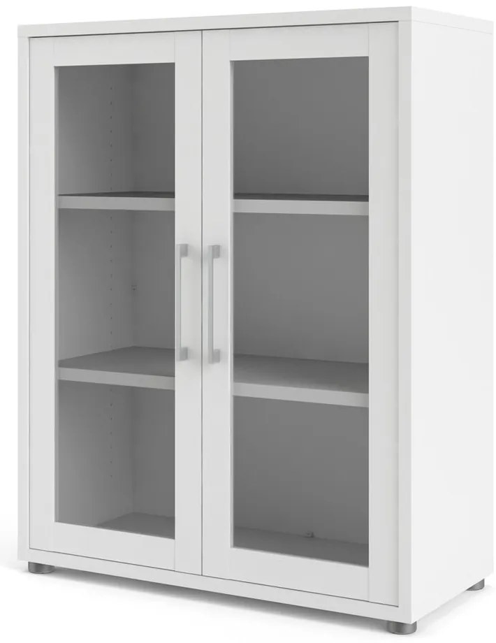 Biały regał modułowy 89x113 cm Prima – Tvilum