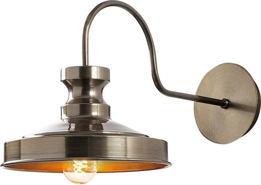 Kinkiet w kolorze mosiądzu ø 22 cm Kiruna – Opviq lights
