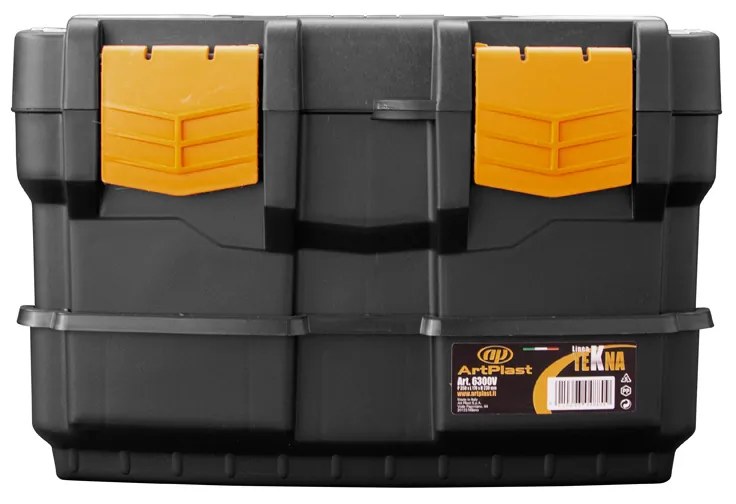 Plastikowe walizki na narzędzia z dodatkowym pojemnikiem