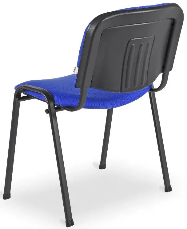 Niebieskie sztaplowane krzesło konferencyjne H4-T99