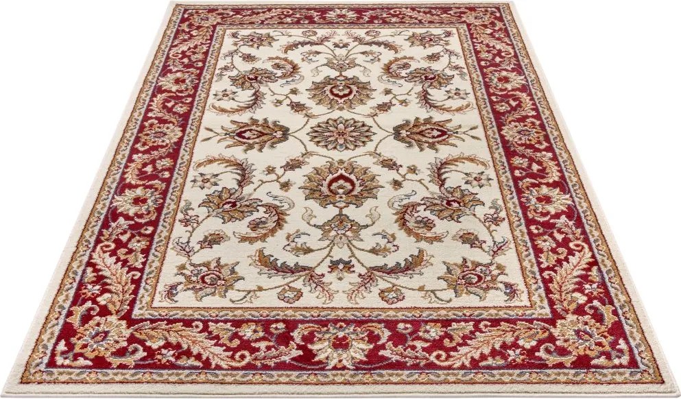Dywan Luxor Perski Florystyczny kremowo - czerwony 200 cm x 280 cm