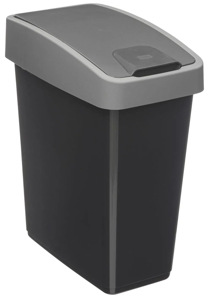 Kosz na śmieci z plastiku z recyklingu, 45 l