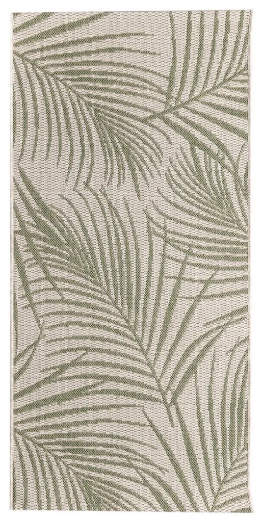 Dywan Cottage II beige/ jungle green 67x130cm