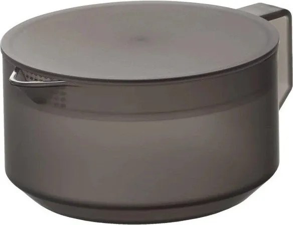 Czarny plastikowy dzbanek do herbaty z sitkiem 600 ml Tower – YAMAZAKI