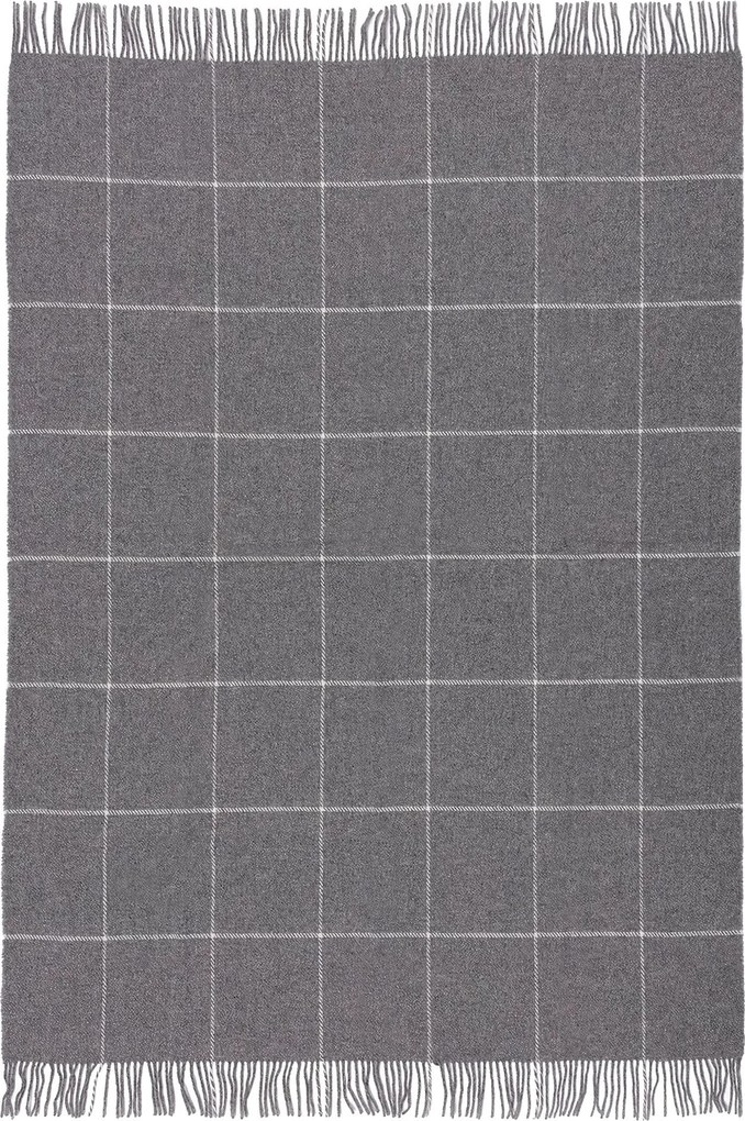 Pled Zelandia 140x200cm check grey