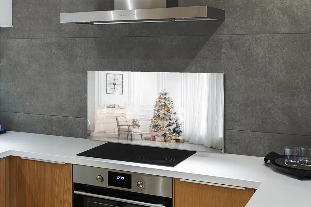 Szklany Panel Tradycyjne Dekoracje Choinkowe