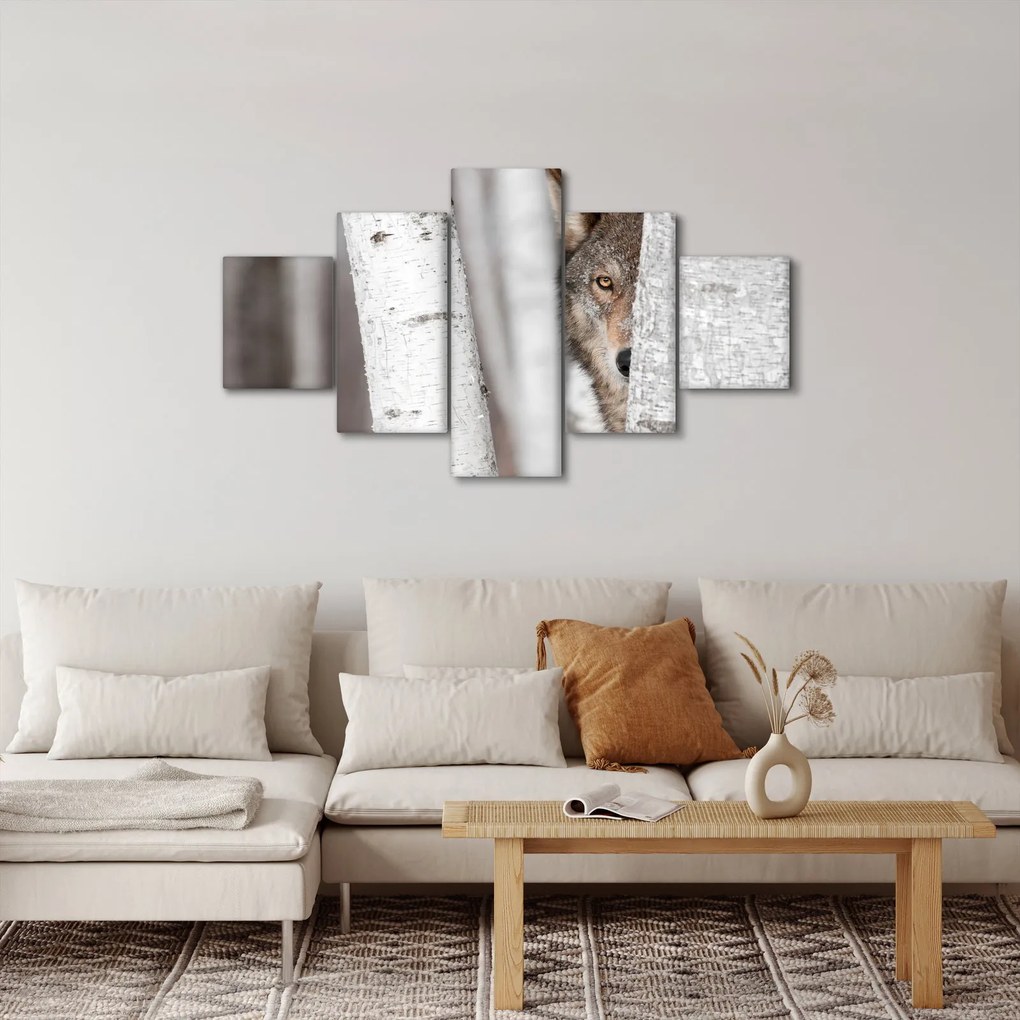 Obraz - Wilk (125x70 cm)