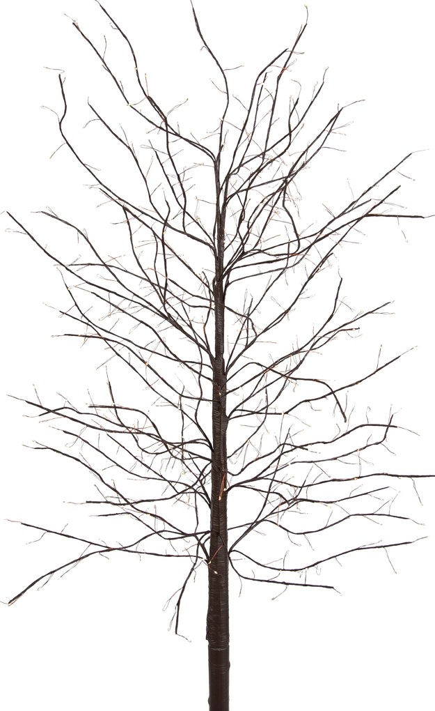 Zewnetrzna Świąteczna lampa podłogowa brązowa drzewko 180 cm z diodami LED i timerem IP44 - Ki Oswietlenie zewnetrzne