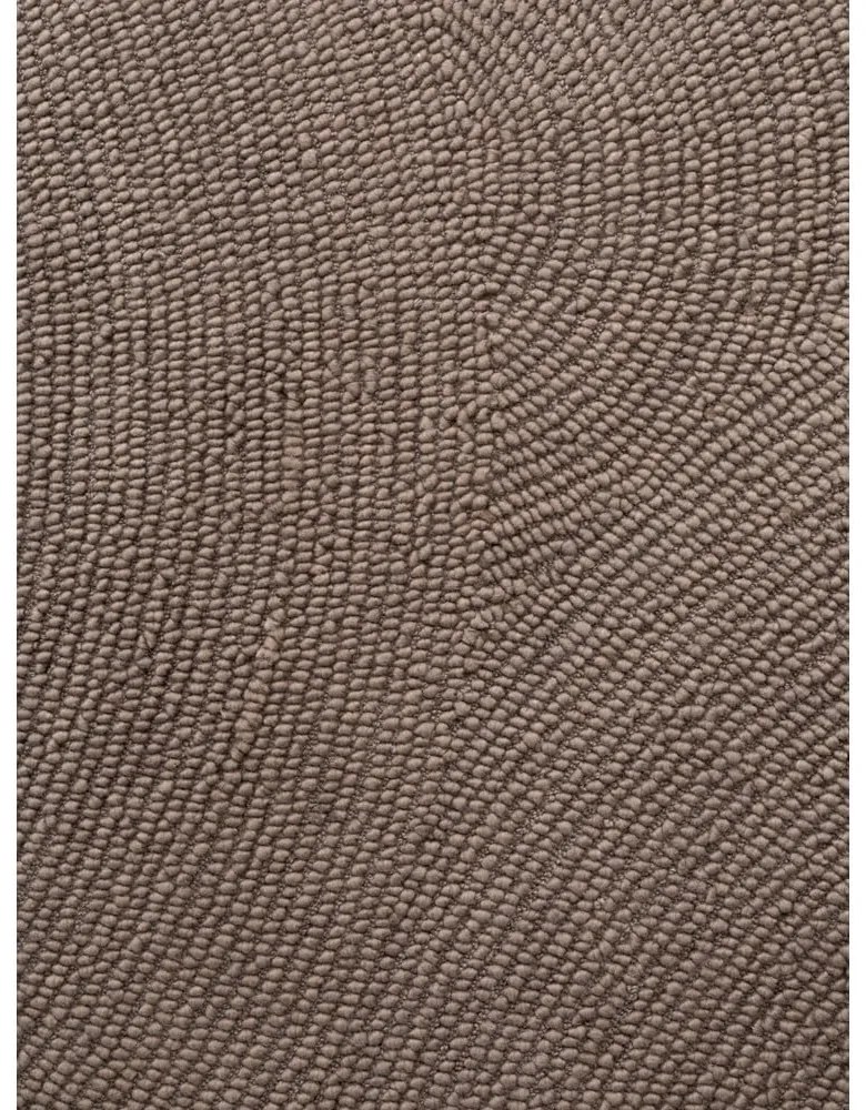 Szarobrązowy wełniany chodnik tkany ręcznie 80x200 cm Eleni Taupe – Hanse Home