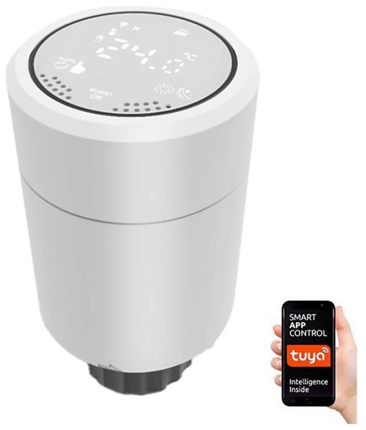 Immax NEO 07732L - Głowica termostatyczna 2xAA/3V Tuya