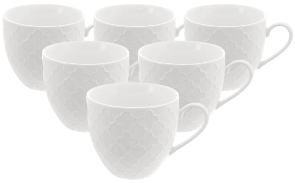 Orion Kubek porcelanowy WHITELINE 0,25 l, 6 szt.