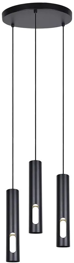 Lampa wisząca sople z wycięciami w kloszu - 4X S864 D3-N96