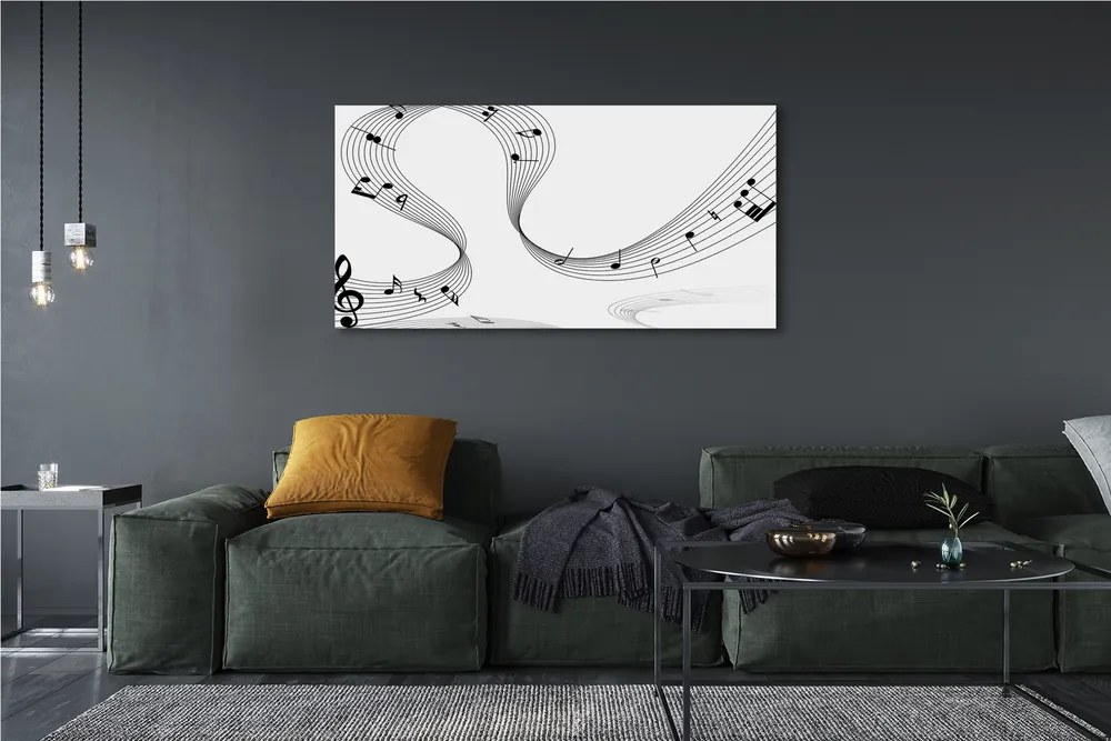 Fotoobraz na płótnie Symbol Muzycznej Harmonii