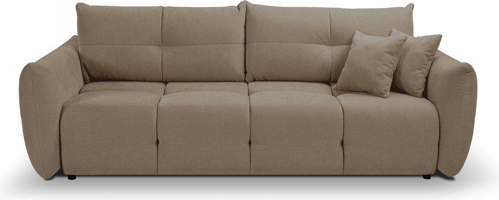 Masseno Sofa MODA z funkcją spania i pojemnikiem na pościel - Beżowy - WIND 11