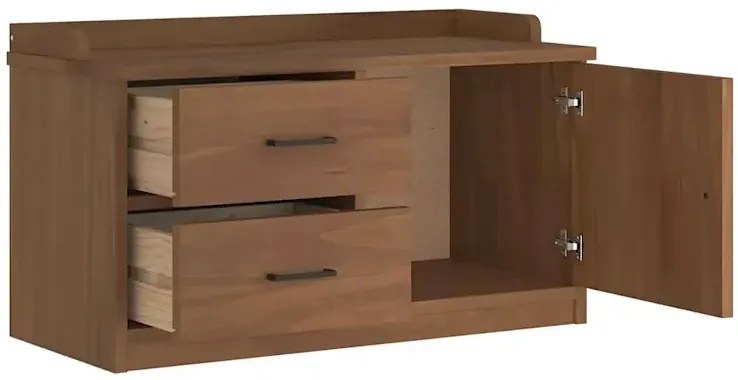 Szafka z siedziskiem drewno orzechowe G3-M71