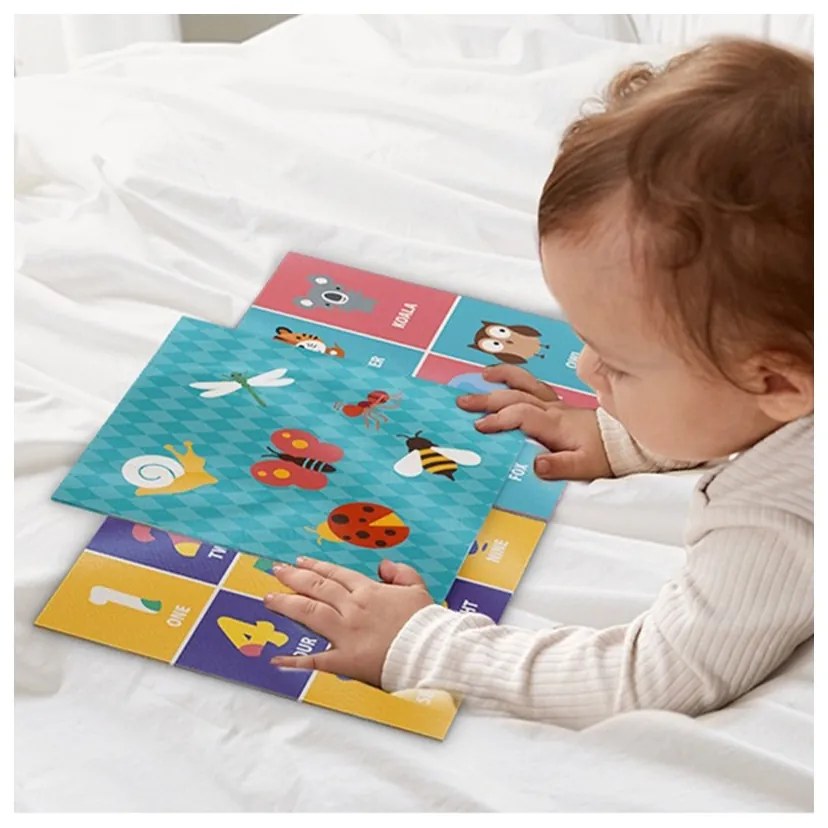 Woopie baby zabawka edukacyjna sensoryczna pani metka pudełeczko chusteczek