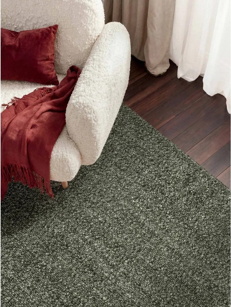 Zielony dywan z materiału bouclé tkany ręcznie 200x290 cm Notting Hill Portobello – Ted Baker