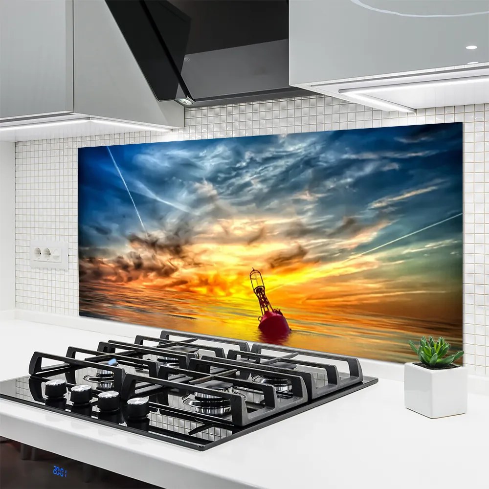 Panel nad blat kuchenny Artystyczna Wizualizacja Energii