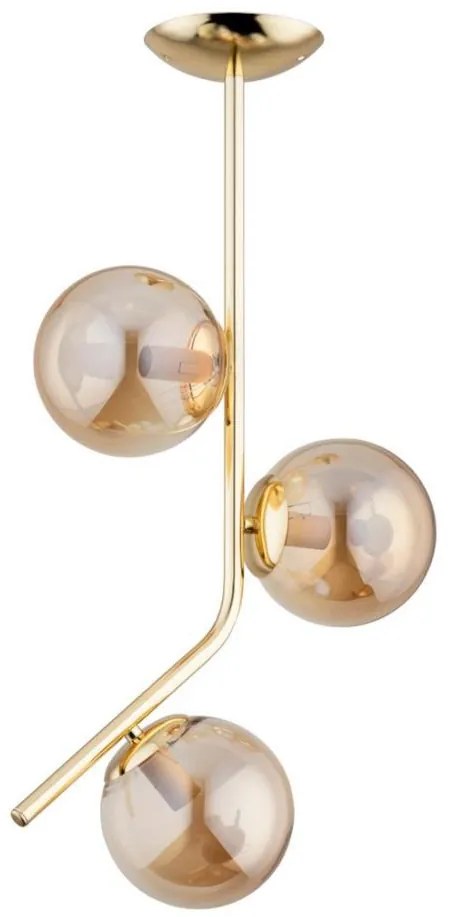 Lampa sufitowa LALEN 3xE14/40W/230V beżowa