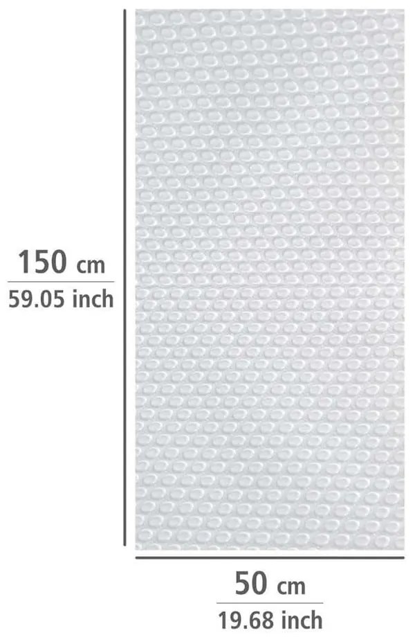 Biała podkładka antypoślizgowa do szuflady Wenko Anti Slip, 150x50 cm