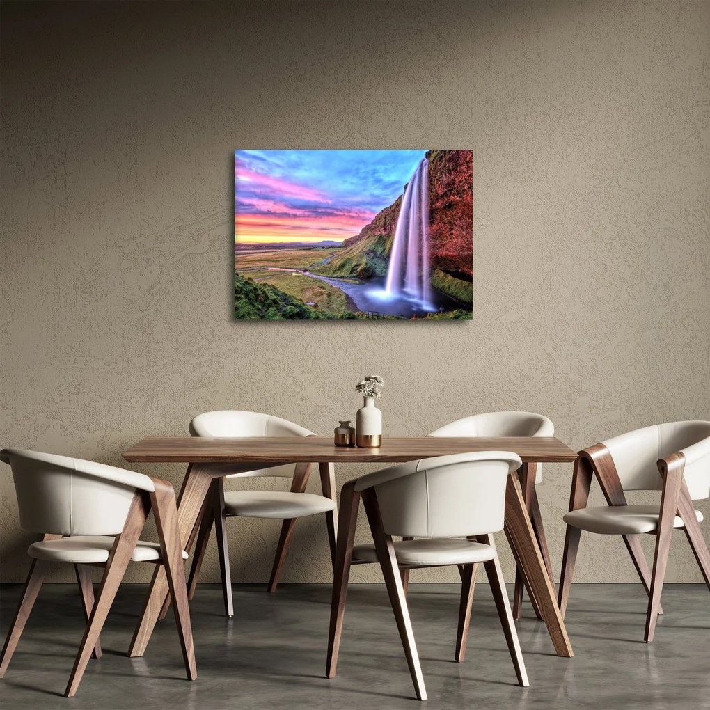 Obraz - Wodospad Seljalandsfoss (70x50 cm)