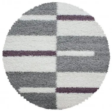 Dywan Shaggy Gala lila 120 cm x 120 cm koło