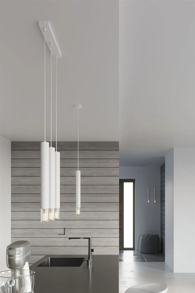Lampa wisząca WEZYR 3 biała SOLLUX LIGHTING