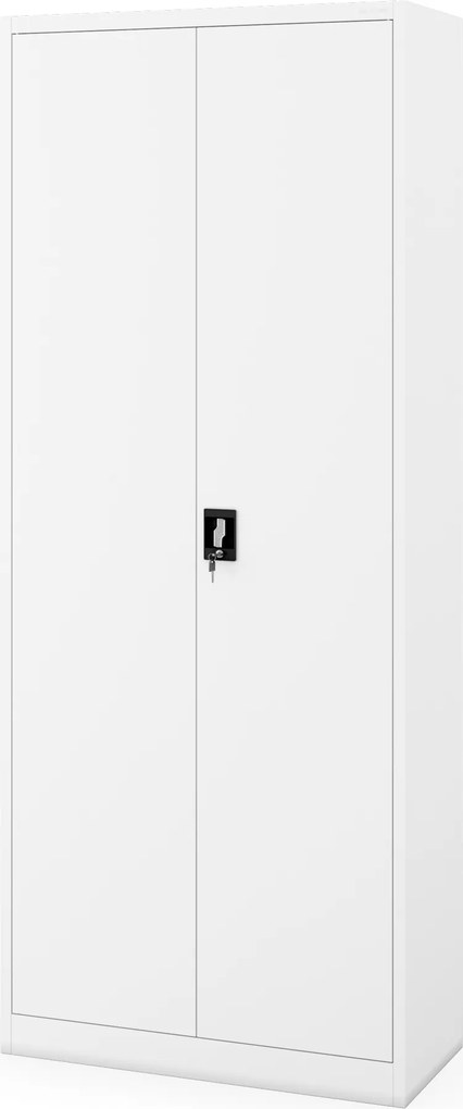 Szafa gospodarcza zamykana biała DAWID H2200 900 x 2200 x 450 mm