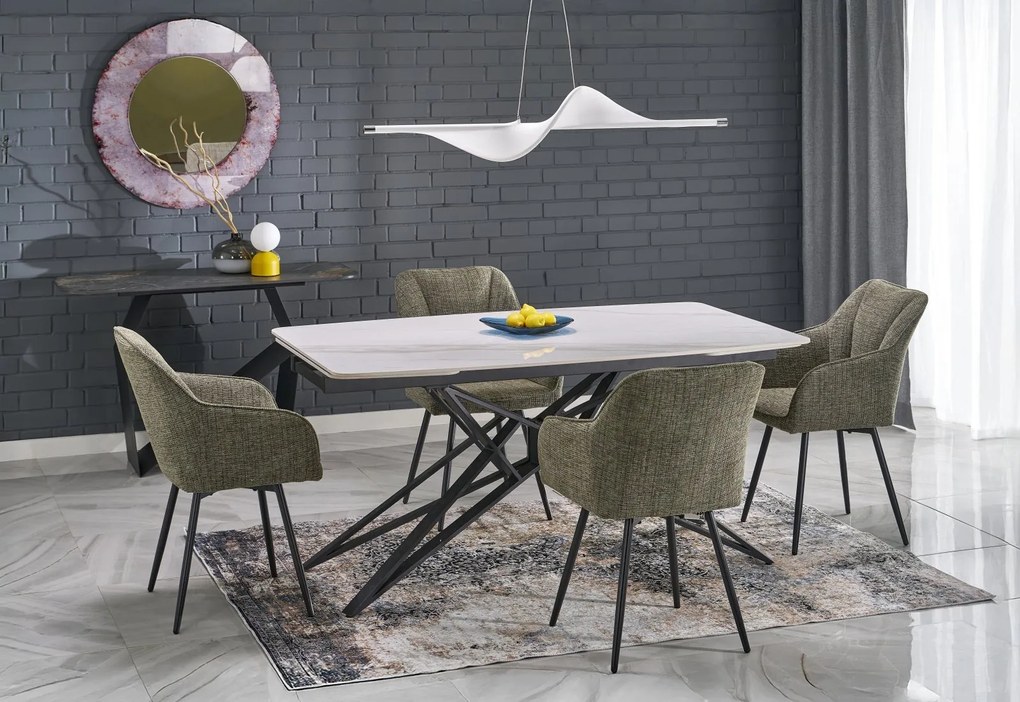 Stół do jadalni z blatem ze spieku Alfredo Halmar