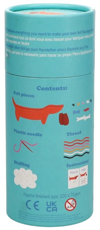 Zestaw kreatywny Sew Your Own Sausage Dog – Rex London