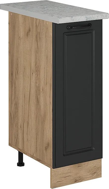 Szafka apteczna antracytowy domek wiejski 30x60x81.6 r-line