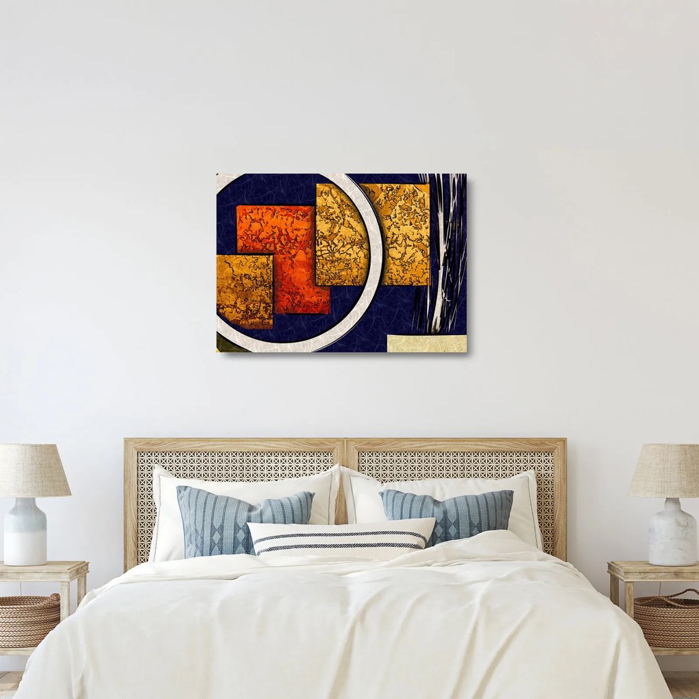 Obraz na szkle abstrakcji (70x50 cm)