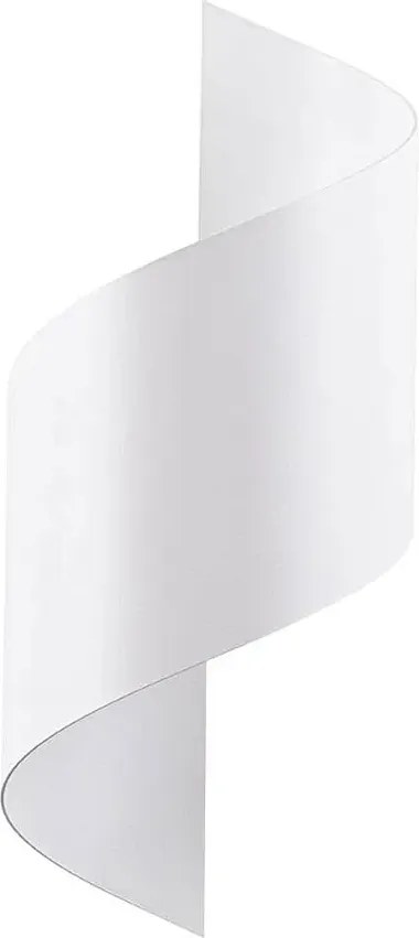 Biały nowoczesny kinkiet w kształcie fali - A615 D2-B52