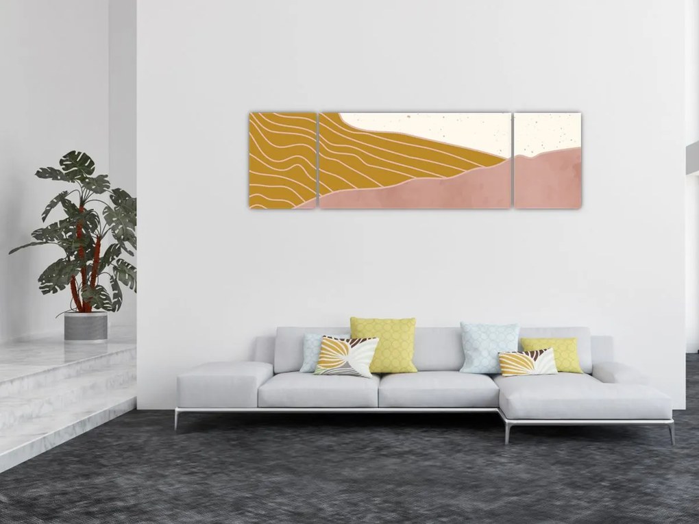 Obraz - Wschód słońca (170x50 cm)