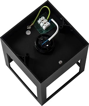 Nowoczesna lampa sufitowa czarna - Cela