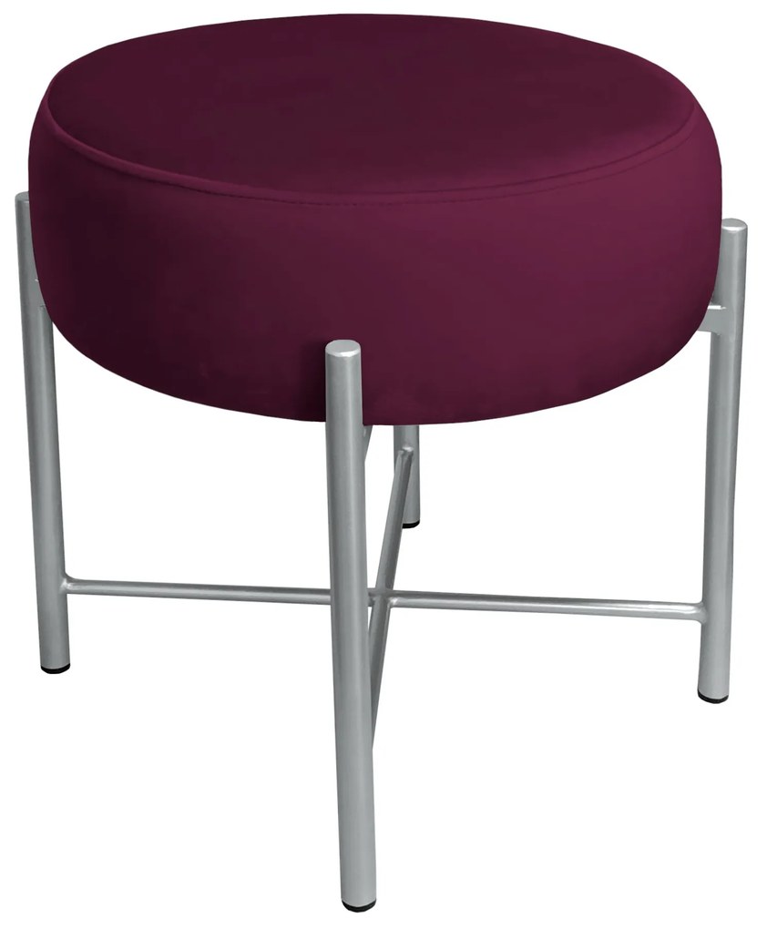 Taboret Pola noga metalowa szara MG02