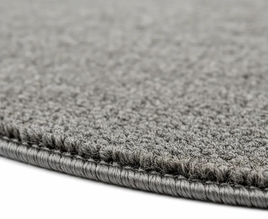 Dywan nowoczesny Helix jednobarwny szary 200 cm x 200 cm koło