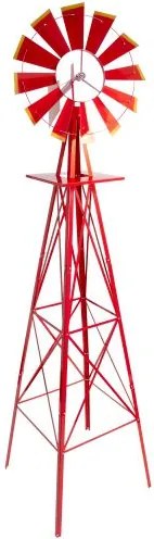 Czerwony wiatrak, 245 cm