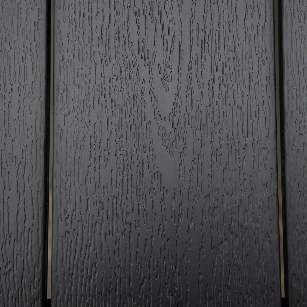 Outsunny stół ogrodowy dla 6 osób, aluminium 140 cm x 90 cm x 74 cm