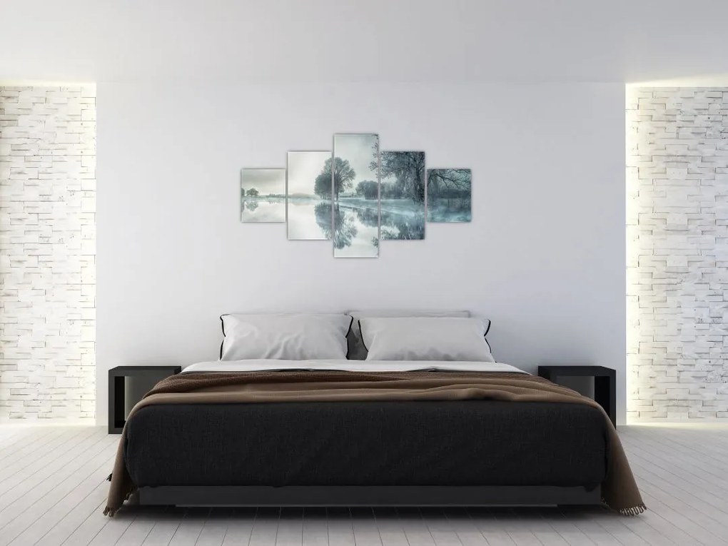 Obraz zimowej natury (125x70 cm)