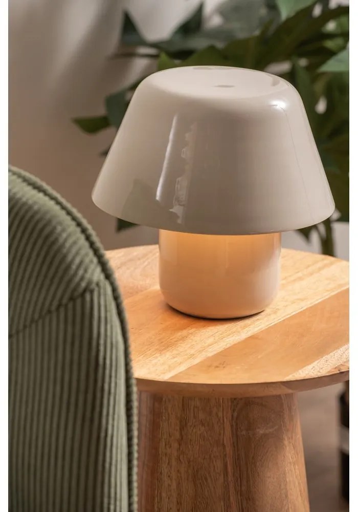 Szara lampa stołowa (wysokość 19 cm) Afan – Leitmotiv
