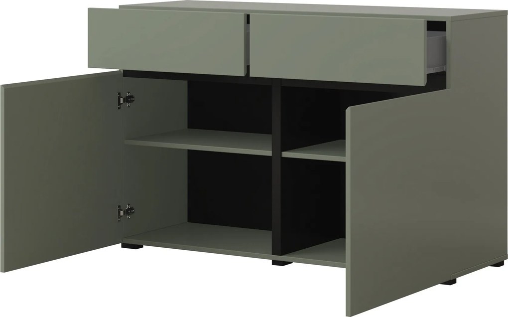 Komoda INCROCIO 119 cm do Salonu Sypialni Zielony