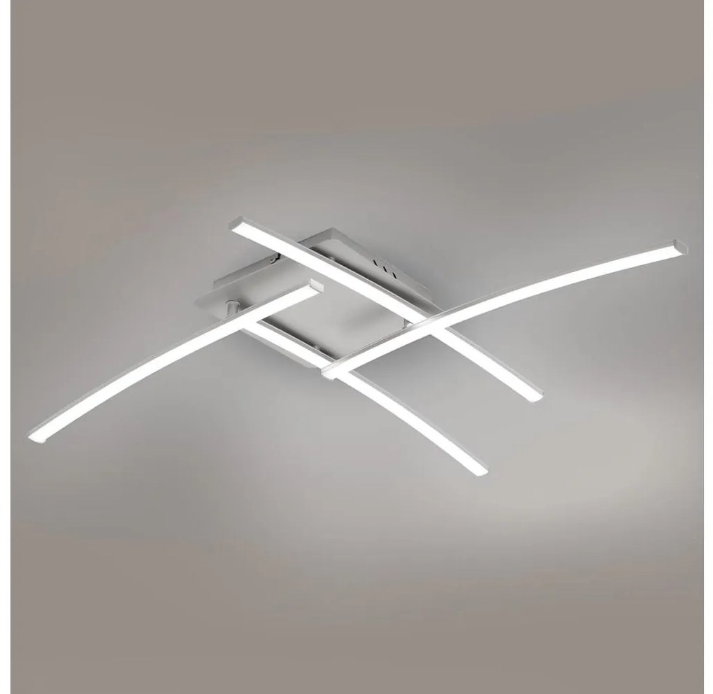 Brilagi - Lampa sufitowa LED STRIPES/32W/230V srebrna