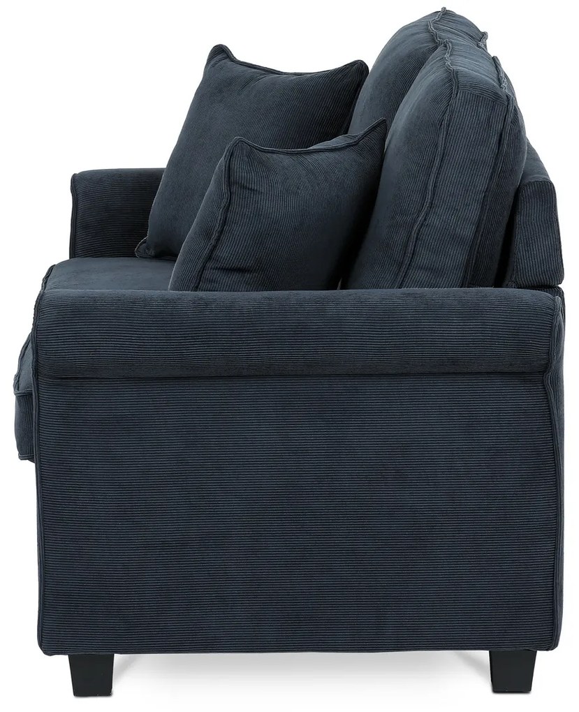 Dwuosobowa sofa ASB-4170 BLUE2, manżester,niebieska