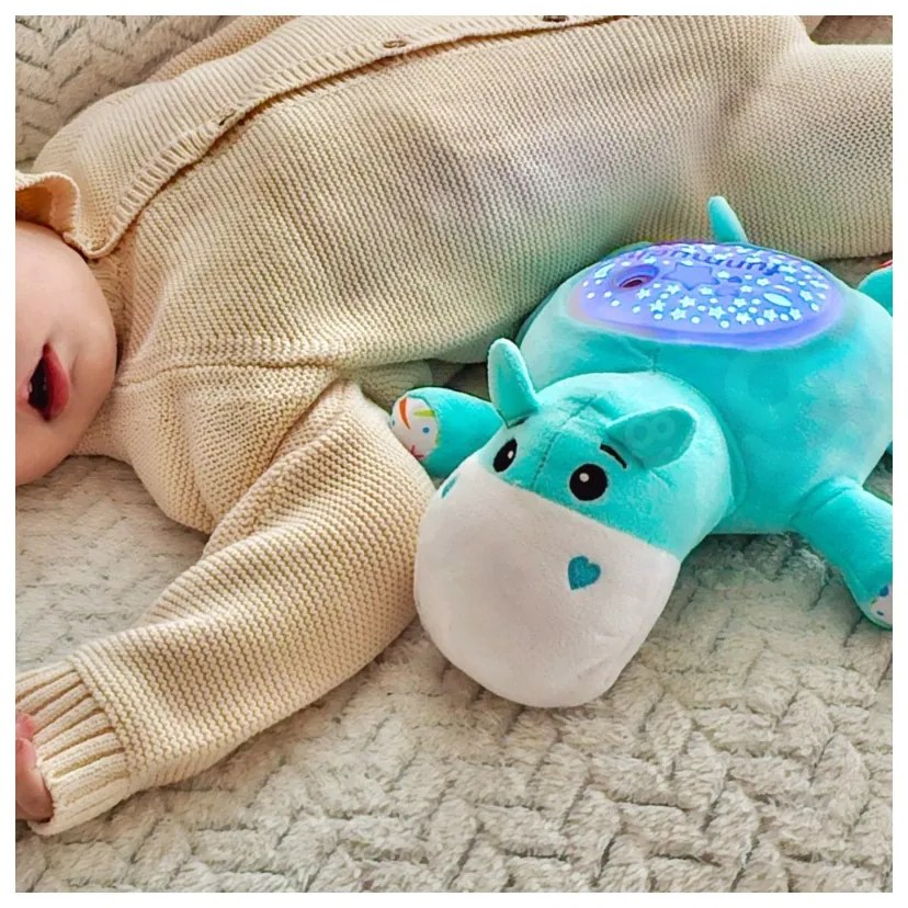 Woopie baby przytulanka projektor 2w1 usypiacz hipopotam