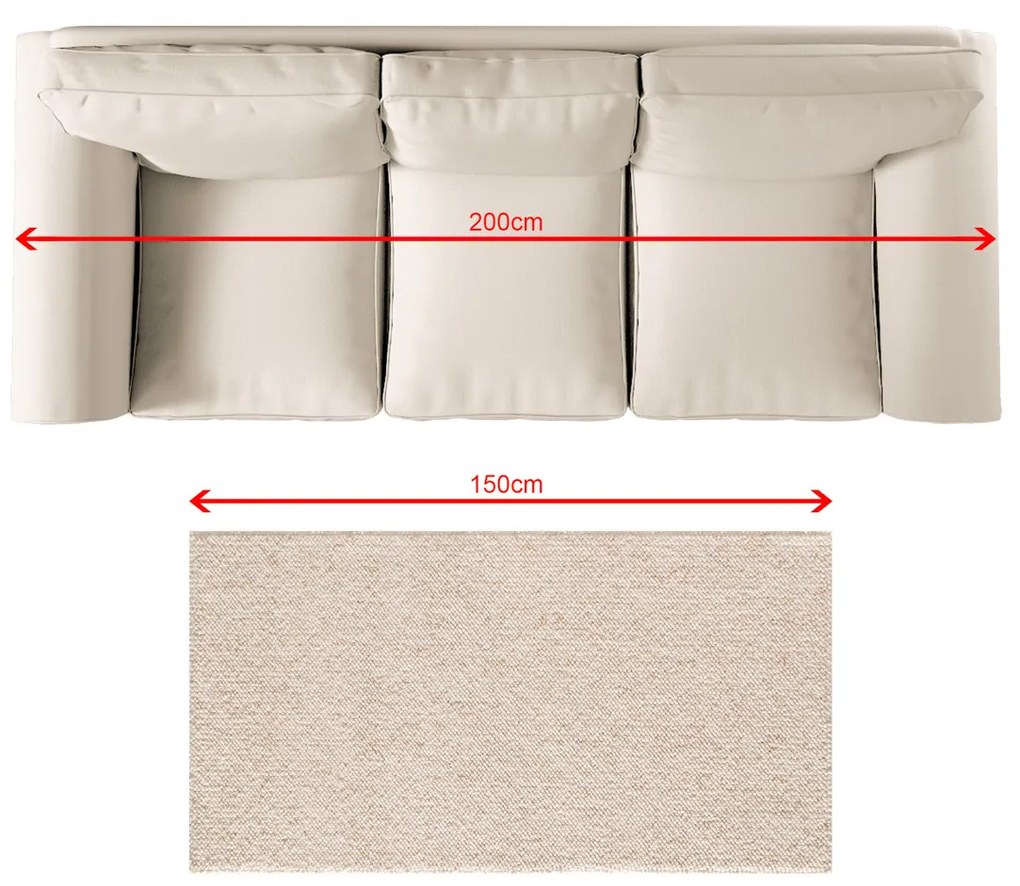 Dywan Solaro cream/camel 80x150 cm