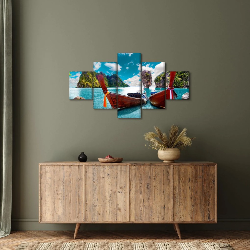 Obraz- Raj na ziemi (125x70 cm)