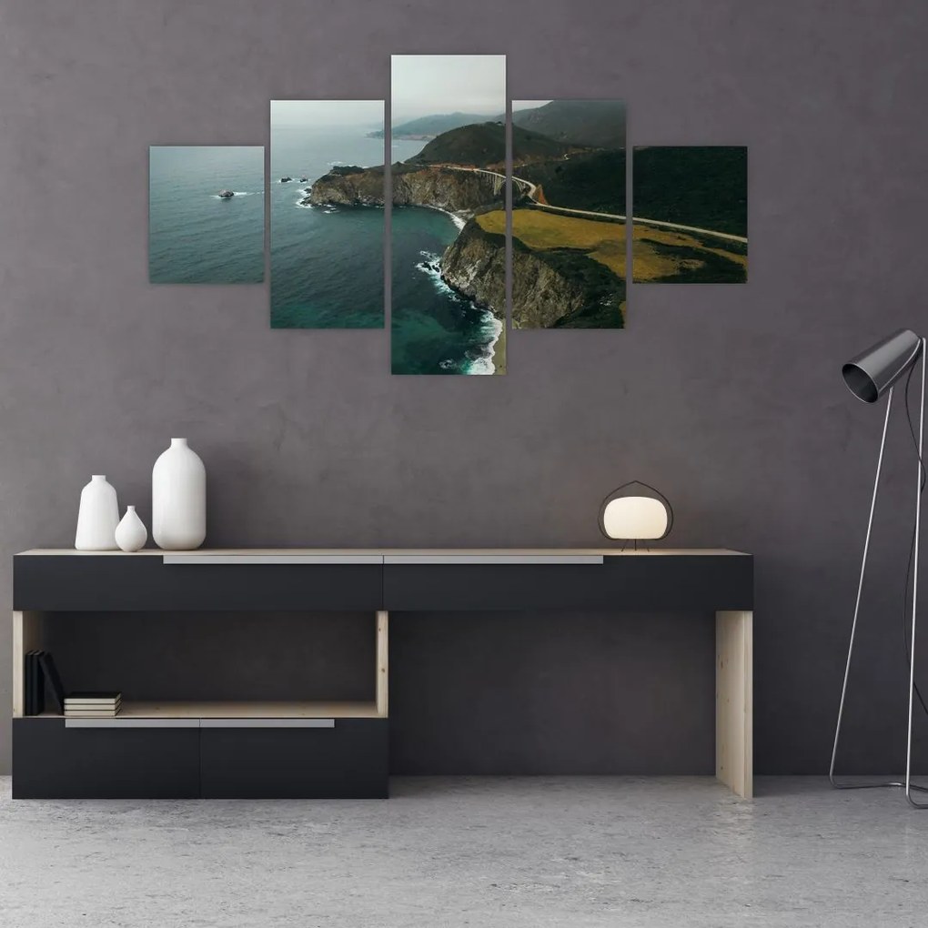 Obraz - Klif w oceanie (125x70 cm)