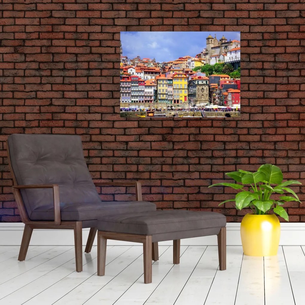 Obraz - Ribeira, Portugalia (70x50 cm)