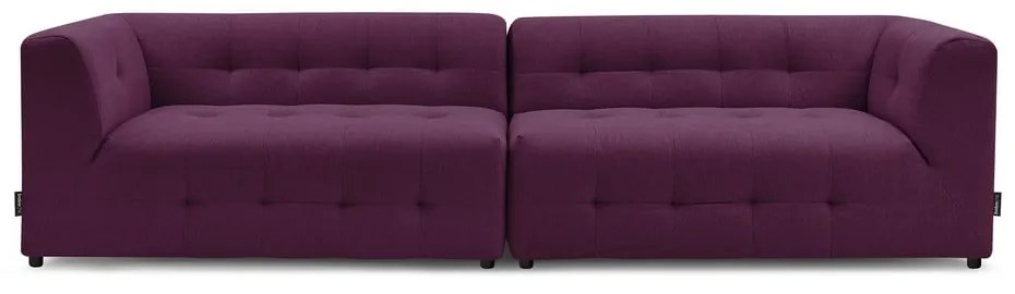 Ciemnofioletowa sofa 324 cm Kleber – Bobochic Paris